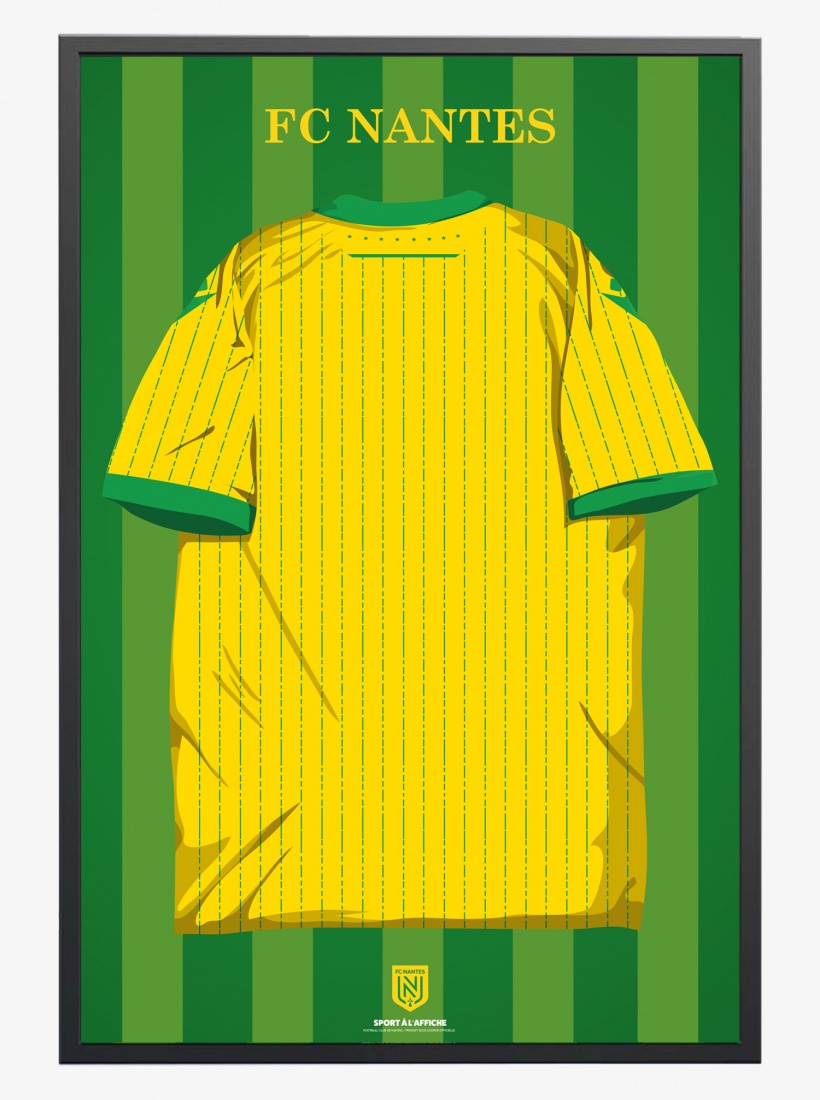 Illustration Maillot 25/26 Personnalisable 40X60