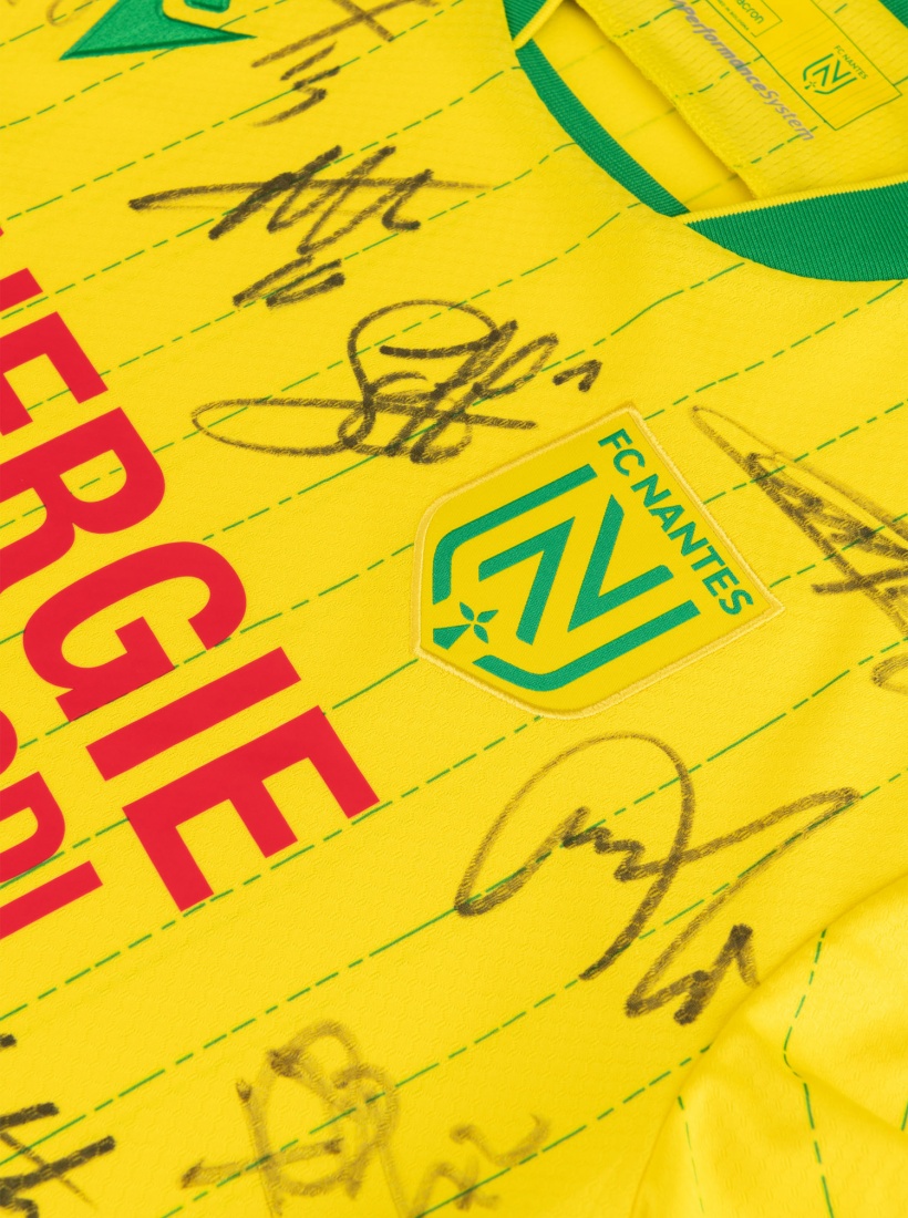 Maillot Domicile Dédicacé FC Nantes 25/26