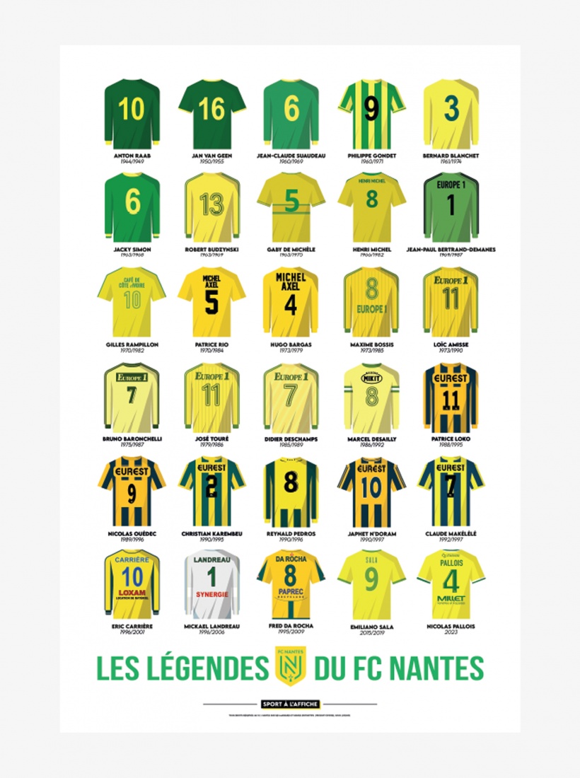 Illustration Les Légendes du FC Nantes