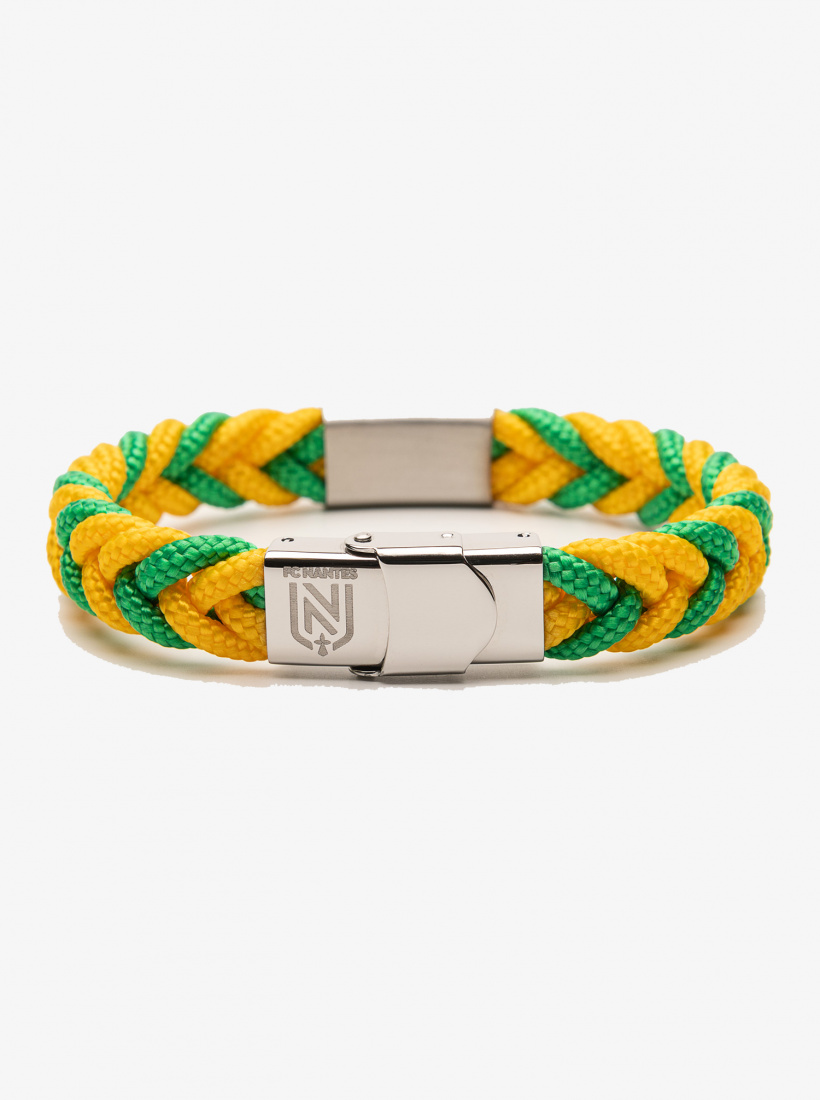 Bracelet Logo Bicolore 22cm FC Nantes