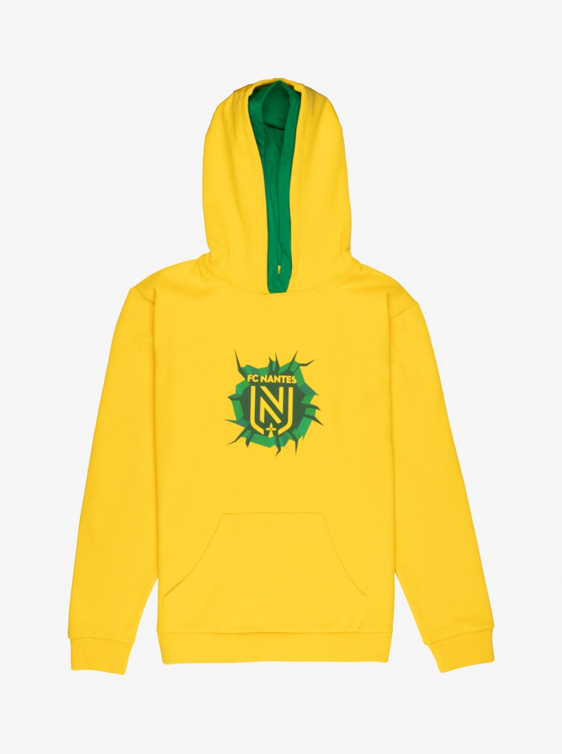 Hoodie Volcanic Jaune Junior FC NANTES 24/25