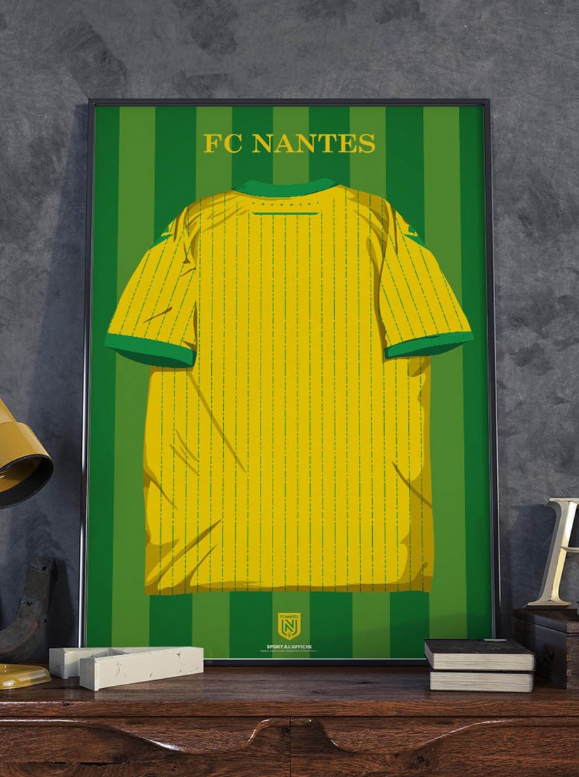 Illustration Maillot 25/26 Personnalisable 40X60